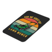 Vater zur Pflege von Sonnengärtnern Magnet (Linke Seite)