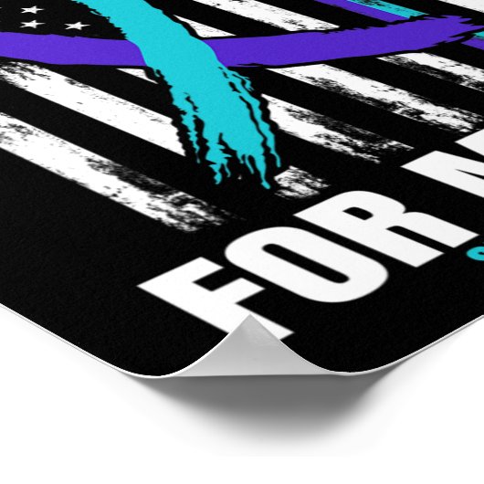 Vater zur Prävention von Bewusstseinsbildung Fraue Poster (Ecke)