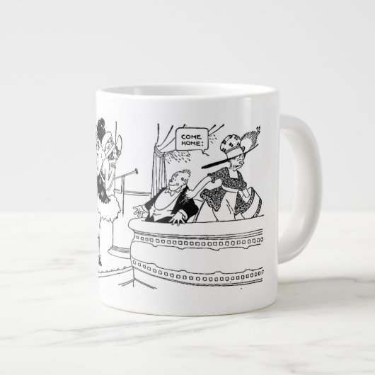 Vater zusammenbringen Jumbo-Tasse (Vorderseite Rechts)