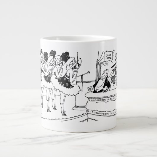 Vater zusammenbringen Jumbo-Tasse (Vorderseite)