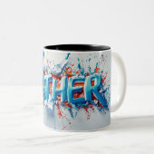 Vater Zweifarbige Tasse (VorderseiteRechts)