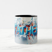 Vater Zweifarbige Tasse (Mittel)