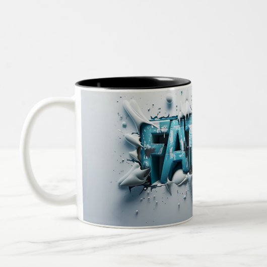 Vater Zweifarbige Tasse (Links)