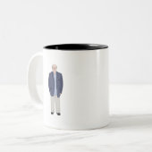 Vater Zweifarbige Tasse (Vorderseite Links)
