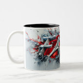 Vater Zweifarbige Tasse (Links)