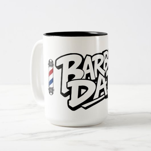 Vater Zweifarbige Tasse (Vorderseite Links)