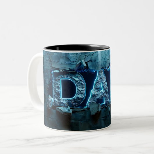 Vater Zweifarbige Tasse (Vorderseite Links)