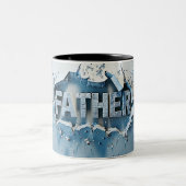 Vater Zweifarbige Tasse (Mittel)