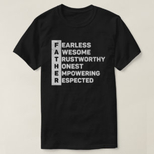 Vaterakronym Der beste Vater aller Zeiten T-Shirt