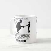 Vaterberater Lehrer Funny Mug Kaffeetasse (Vorderseite Links)