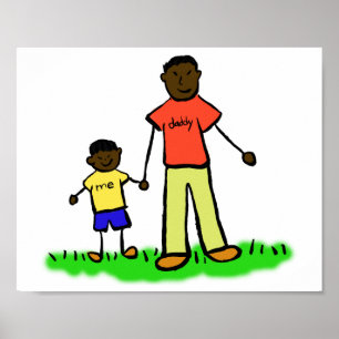 Vatercharakter und Sonderfamiliencharakter Art Pos Poster