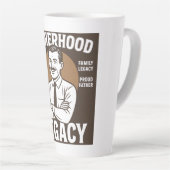 Vatererbe Vintage Vater's Day  Milchtasse (Rechte Ecke)