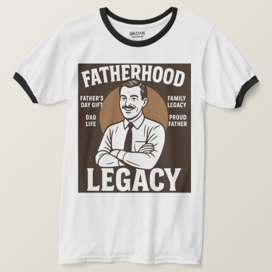 Vatererbe Vintage Vater's Day T-Shirt (Design vorne)