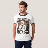 Vatererbe Vintage Vater's Day T-Shirt (Vorne ganz)