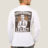 Vatererbe Vintage Vater's Day  Tri-Blend Shirt (Rückseite)