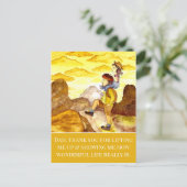 Vaterfärberattag der Vaterfarbe Postkarte (Stehend Vorderseite)