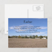 Vatergedicht Postkarte (Vorne/Hinten)