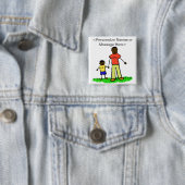 Vatergestalt und Familienkatalog Art Custom Button (Beispiel)