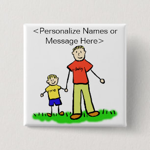 Vatergestalt und Familienkatalog Art Custom Button