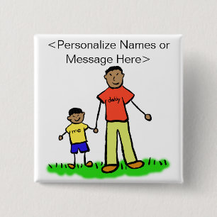 Vatergestalt und Familienkatalog Art Custom Button