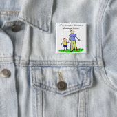 Vatergestalt und Familienkatalog Art Custom Button (Beispiel)