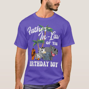 VaterImGesetz des Geburtstags Boy Zoo Safari Celeb T-Shirt