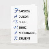 Vaterkarte Karte (Vorderseite)