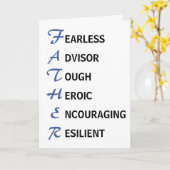 Vaterkarte Karte (Gelbe Blume)