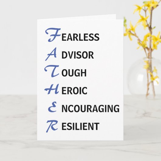 Vaterkarte Karte (Gelbe Blume)