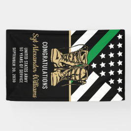 Vaterländische Armee unter der Flagge der Grünen L Banner