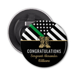 Vaterländische Armee unter der Flagge der Grünen L Flaschenöffner