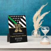 Vaterländische Armee unter der Flagge der Grünen L Fotoplatte (Seite)