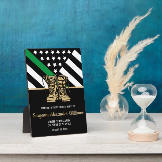 Vaterländische Armee unter der Flagge der Grünen L Fotoplatte (Seite)