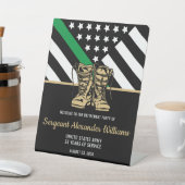 Vaterländische Armee unter der Flagge der Grünen L Sockelschild (In SItu)