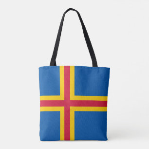 Vaterländische Flagge der Åland-Inseln Tasche