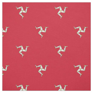 Vaterländische Flagge der Isle of Man Stoff