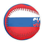 Vaterländische Flagge der Slowakei Baseball (Vorderseite Links)