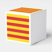 Vaterländische Gefälligkeitsbox mit Flagge Katalon Geschenkschachtel (Vorderseite)