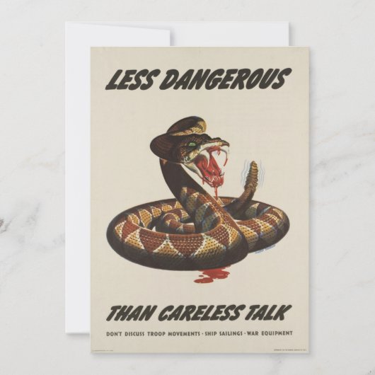 Vaterländische Poster-Einladung des Zweiten Weltkr Einladung (Vorderseite)