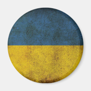 Vaterländische Ukraine (Ukrainische Flagge) Magnet