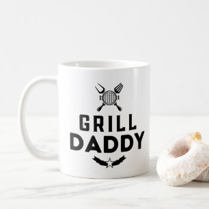 Väterlicher Grill Daddy BBQ und Räuchern zum Vater Kaffeetasse