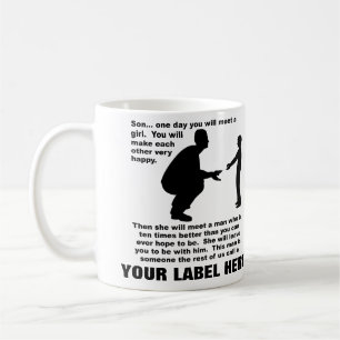 Väterlicher Rat Anpassbarer Lustiger Becher Kaffeetasse