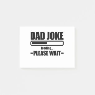 Väterlicher Witz Ladewitz Lustiger Vater Vätertag Post-it Klebezettel