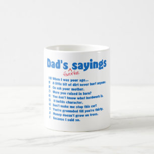 VaterlieblingsRedewendungens-Tasse Kaffeetasse