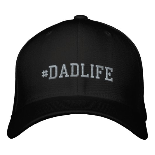 VaterLife bestickte Basic Flexfit Wollmütze Baseballkappe (Vorderseite)