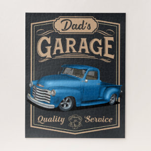Vaters 1953 Lastwagen-Garagen-Puzzle Puzzle