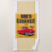 Vaters 1956 Lkw-Werkstatt Strandtuch (Vorderseite)