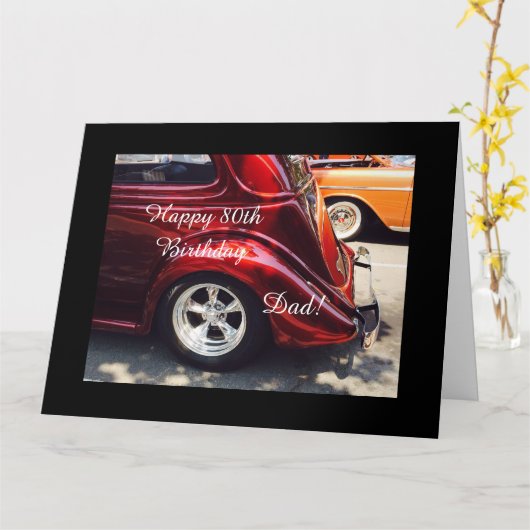 Vaters 80. karte (Gelbe Blume)