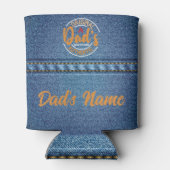 Vaters authentische GRILLEN im Hinterhof, im Druck Dosenkühler (Rückseite)