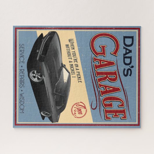 Vaters Autogarage Jigsaw Puzzle 1969 (Horizontal)